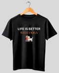 Life Is Better With Dogs — Premium Dog Lover T-Shirt |